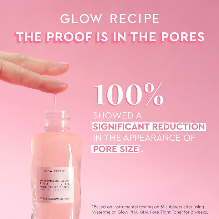 Glow Recipe 
Watermelon Glow PHA + BHA Pore-Tight Toner