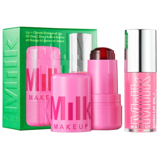 Milk Makeup
The Jelly Lip Kit: Lip + Cheek Stain & Lip Oil Duo