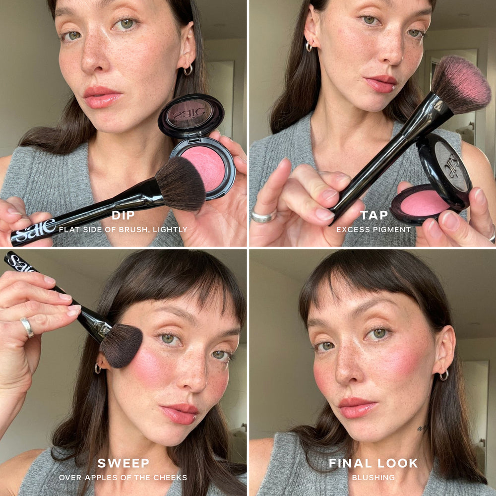 Saie SuperSuede Talc-Free Powder Blush