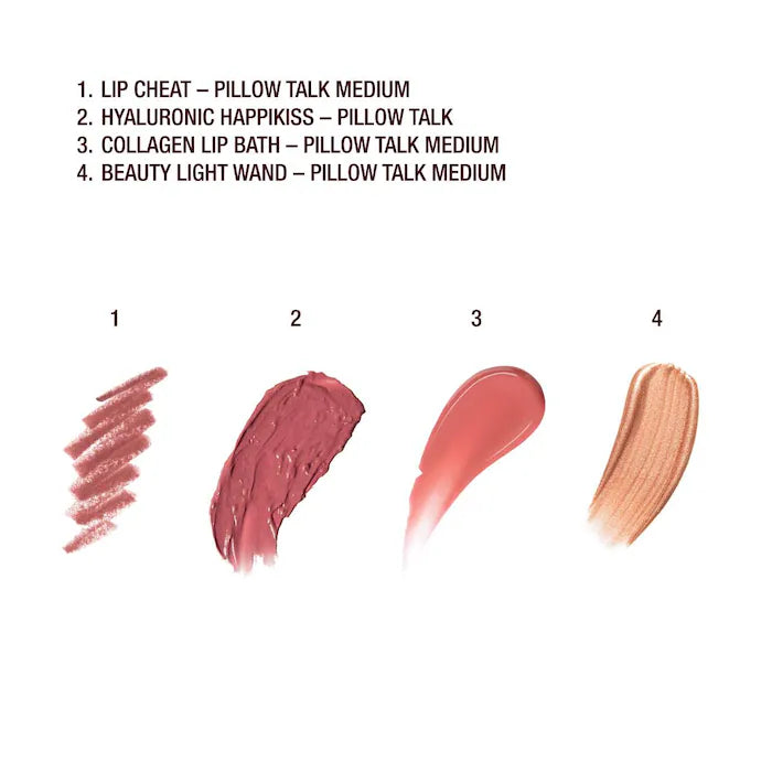 Charlotte Tilbury
Pillow Talk Iconic Lip and Cheek Secrets Set