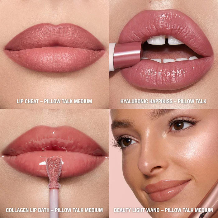 Charlotte Tilbury
Pillow Talk Iconic Lip and Cheek Secrets Set