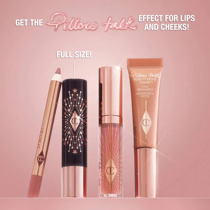 Charlotte Tilbury
Pillow Talk Iconic Lip and Cheek Secrets Set