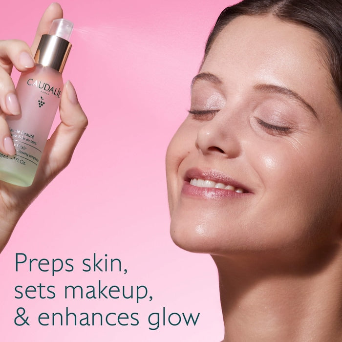 Caudalie 
Mini Beauty Elixir Prep, Set, Glow Face Mist