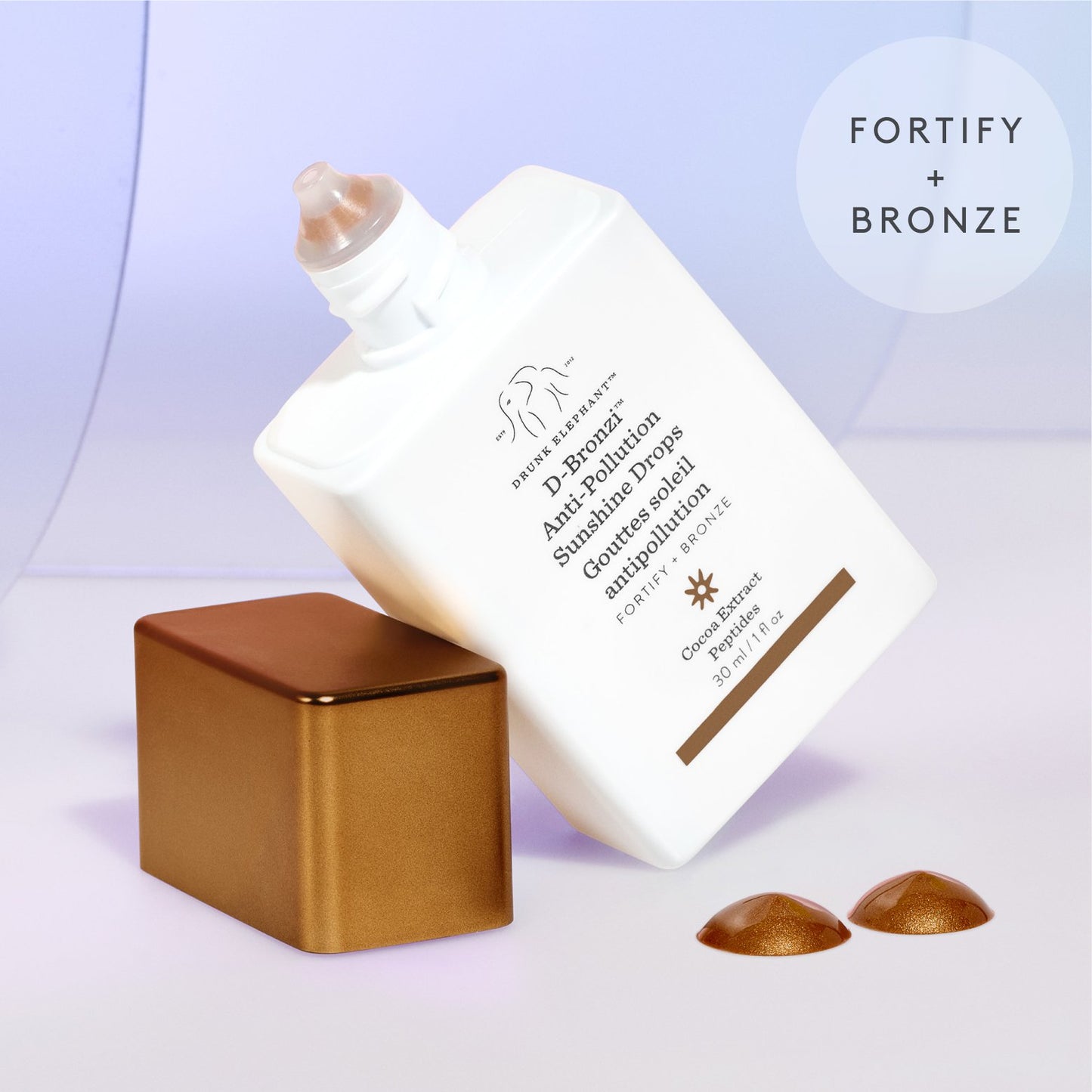 Drunk Elephant D-Bronzi™ Anti-Pollution Bronzing Drops with Peptides