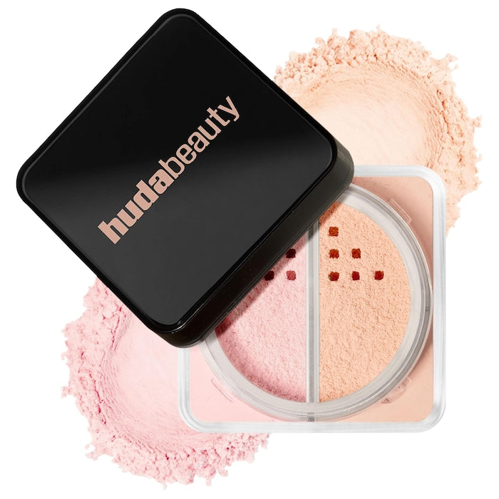 Huda Beauty
Easy Bake Loose Powder Brightening + Correcting Duo