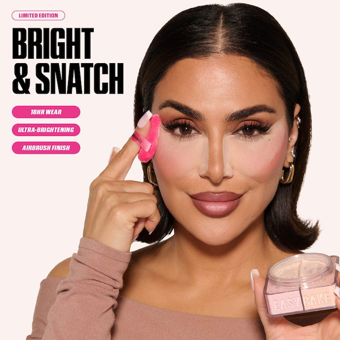 Huda Beauty
Easy Bake Loose Powder Brightening + Correcting Duo