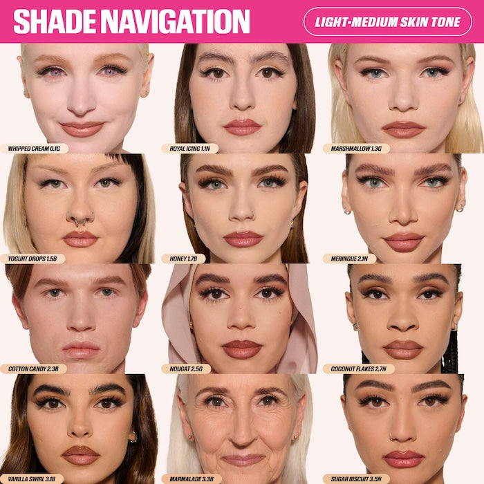 HUDA BEAUTY 
FauxFilter Matte Buildable Coverage Waterproof Concealer