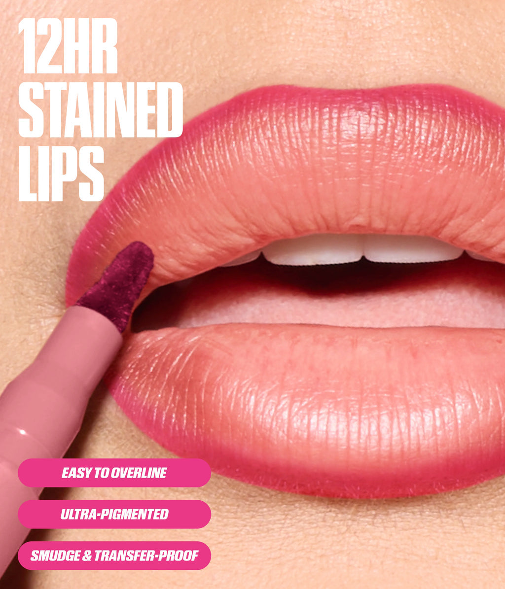 Huda Beauty Makeout Sesh Lip Duo Rosy Nudes