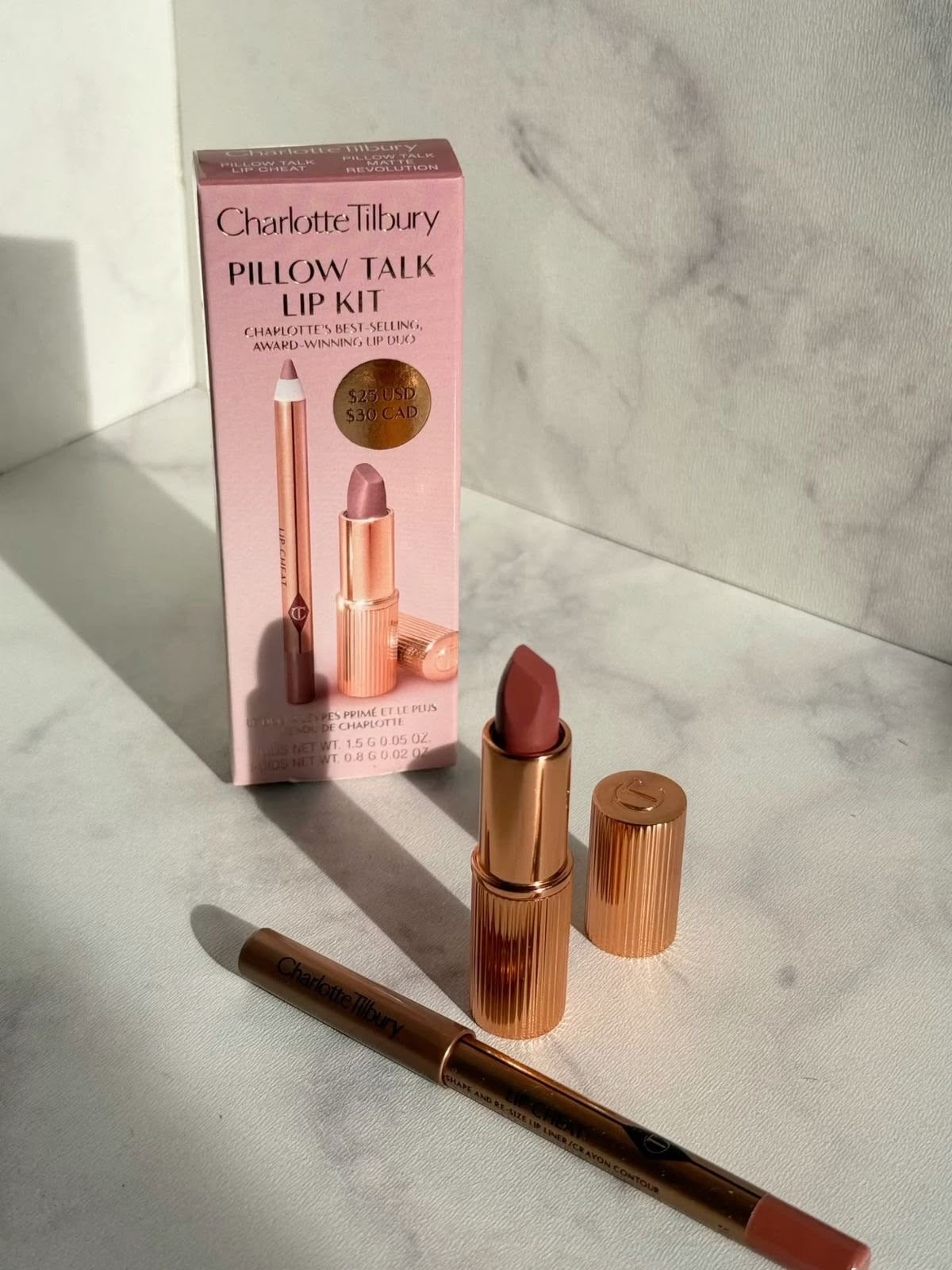 Charlotte Tilbury Mini Pillow Talk Lipstick & Liner Set