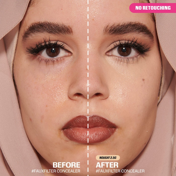 HUDA BEAUTY 
FauxFilter Matte Buildable Coverage Waterproof Concealer