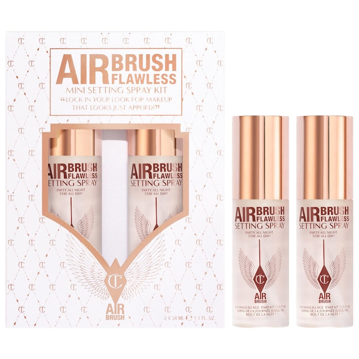 Charlotte Tilbury
Mini Airbrush Flawless Setting Spray Duo Set with Limited Edition White Tea of Bali