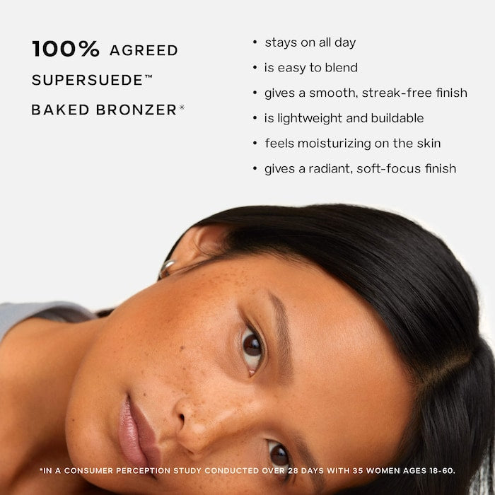 Saie SuperSuede Radiant Talc-Free Baked Powder Bronzer