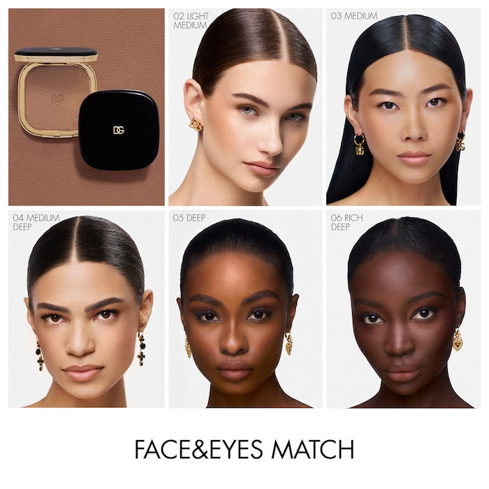Dolce&Gabbana Face&Eyes Match Long-Lasting Natural Powder Bronzer with Italian Grape