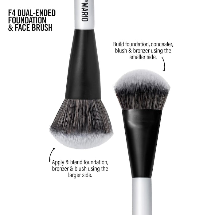 MAKEUP BY MARIO 
F4 Dual-Ended Foundation and Face Brush