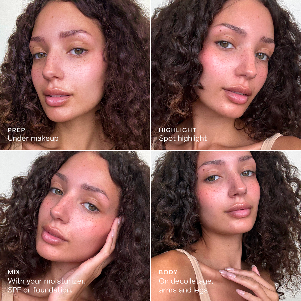 Saie 
Glowy Super Gel Lightweight Dewy Multipurpose Illuminator