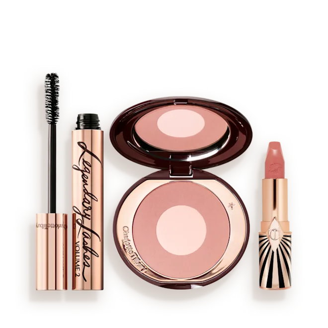 Charlotte Tilbury LEGENDARY LASHES, LIPS + CHEEKS KIT (Full Size Kit)