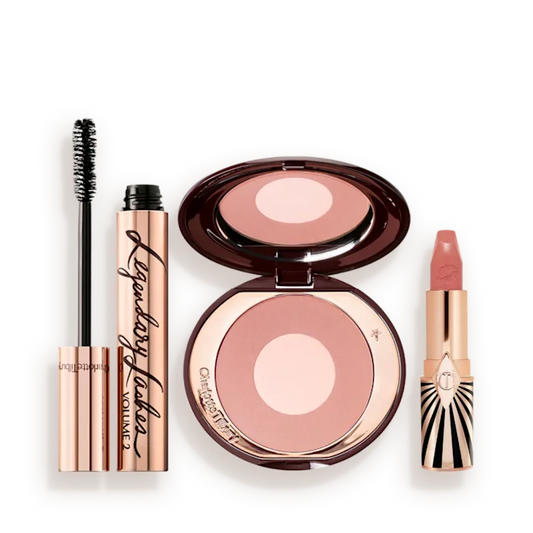 Charlotte Tilbury LEGENDARY LASHES, LIPS + CHEEKS KIT (Full Size Kit)