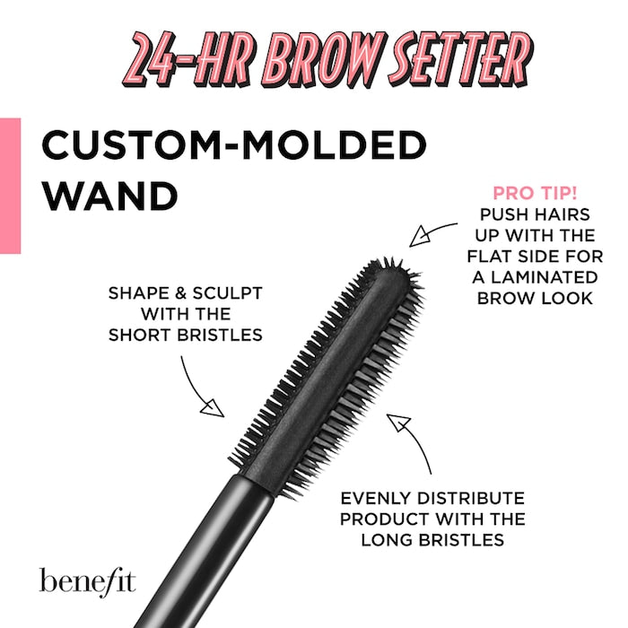 Benefit Cosmetics
24-HR Brow Setter Clear Brow Gel with Lamination Effect