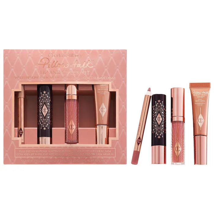 Charlotte Tilbury 
Pillow Talk Iconic Lip and Cheek Secrets Set