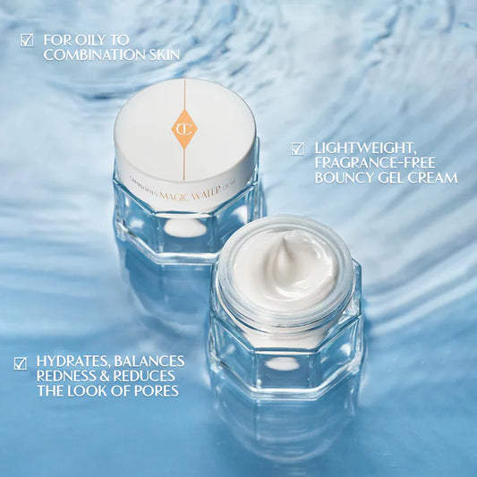 Charlotte Tilbury 
Magic Water Cream Gel Moisturizer with Niacinamide