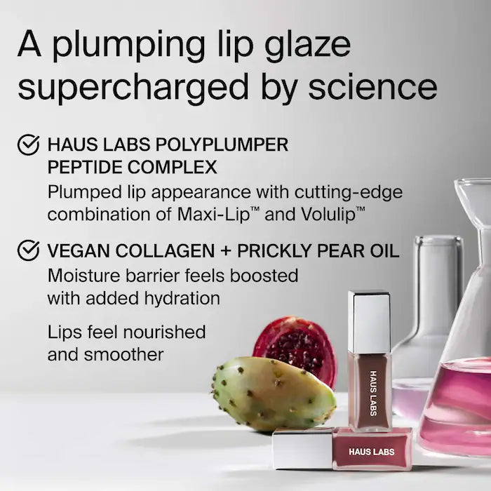 HAUS LABS BY LADY GAGA 
PhD Hybrid Lip Glaze Plumping Gloss