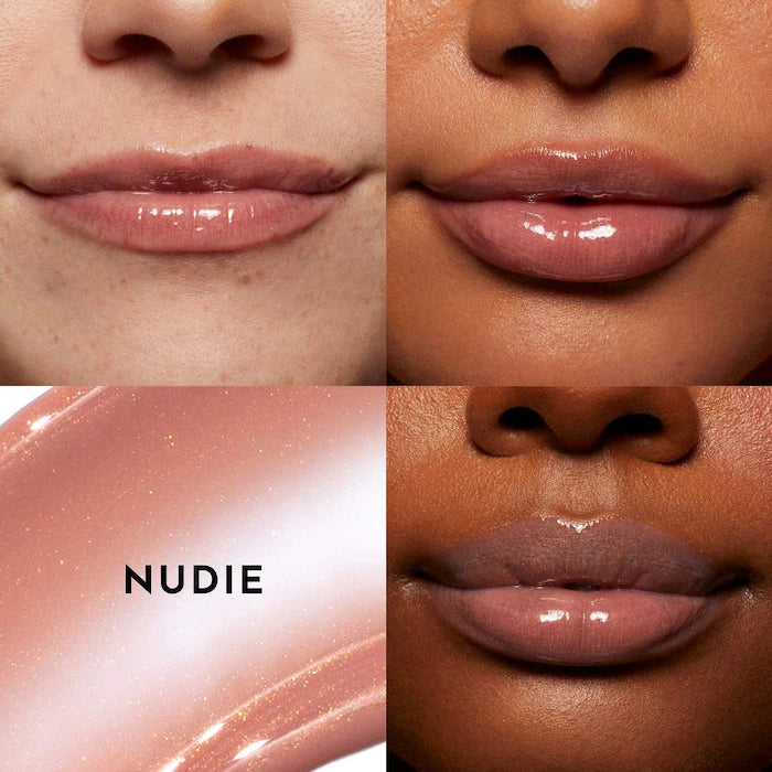 LAWLESS                                     Forget The Filler Lip Plumper Line Smoothing Gloss in Nudie (Mini)