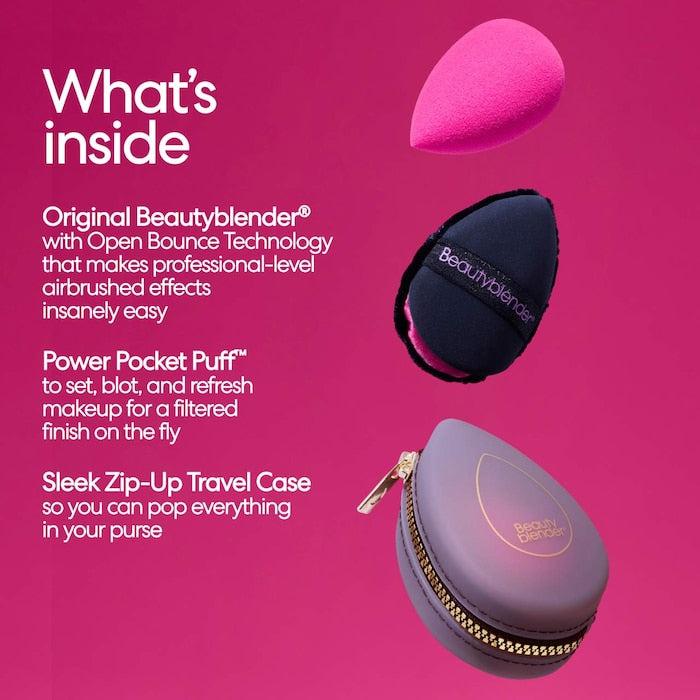 Beautyblender 
Midnight Blend & Blur Set with Powder Puff and Beautyblender
