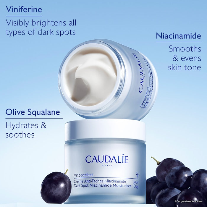 Caudalie 
Vinoperfect Brightening Refillable Moisturizer with Niacinamide