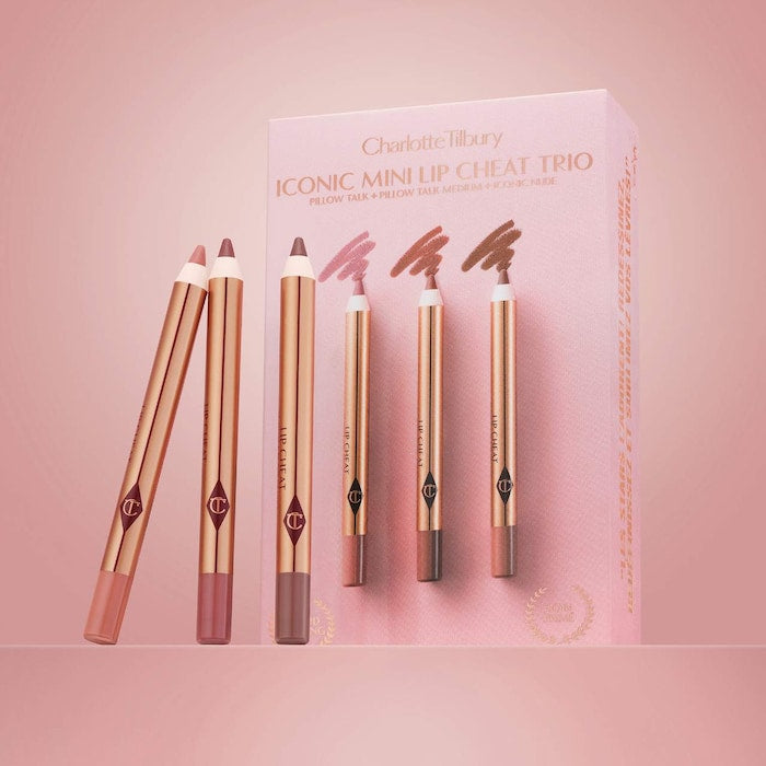 Charlotte Tilbury 
Mini Iconic Lip Cheat Lip Liner Trio