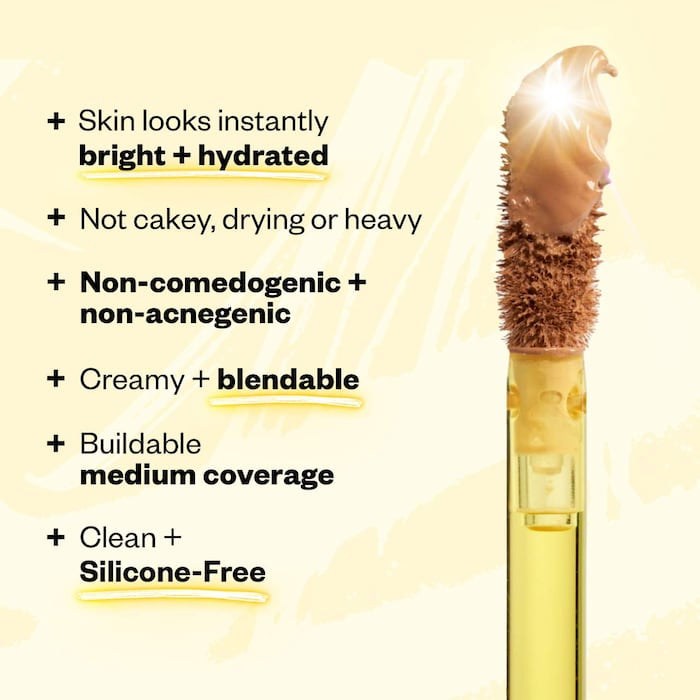 Kosas 
Revealer Super Creamy + Brightening Concealer with Caffeine and Hyaluronic Acid