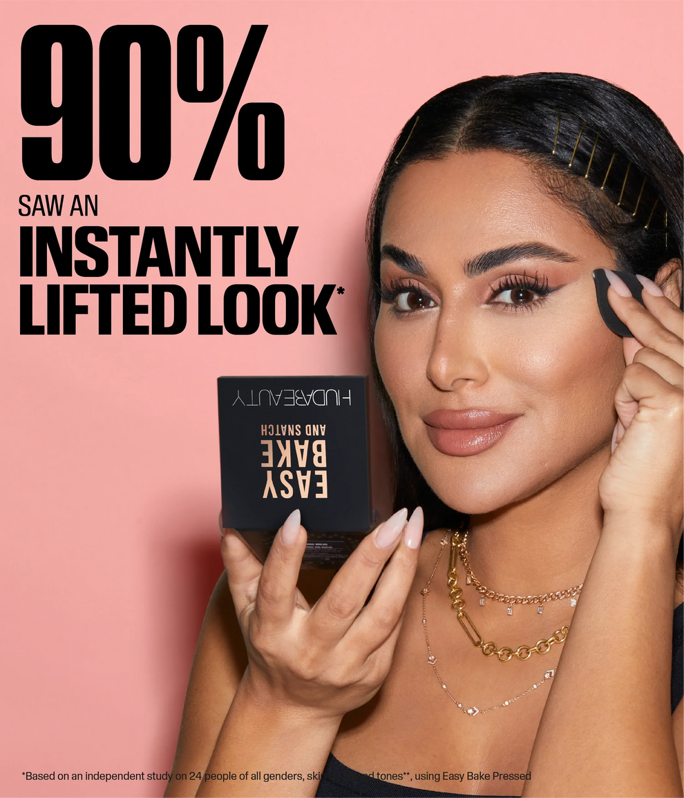 Huda Beauty Easy Bake and Snatch Pressed Talc-free Brightening & Setting Powder